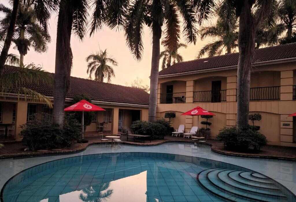 At SILVER PALMS lodge in Tzaneen, South Africa