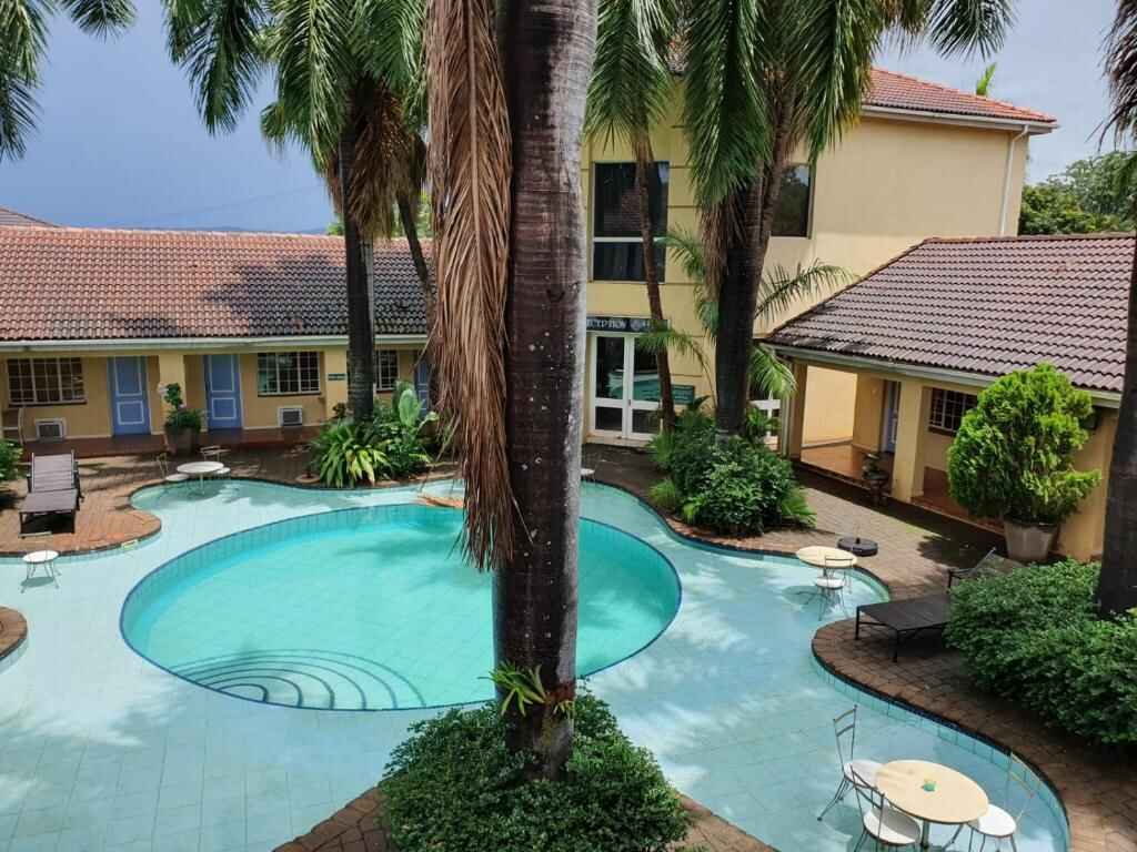 Outdoor pool area at At SILVER PALMS Tzaneen